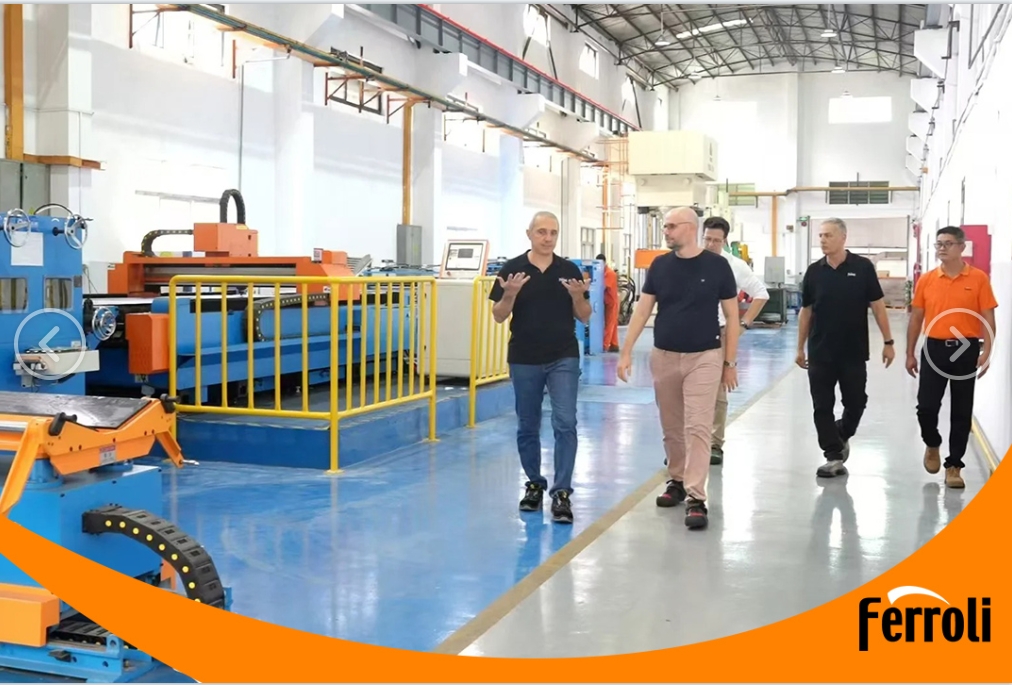 千赢国际CEO一行莅临中国区广东生产基地视察